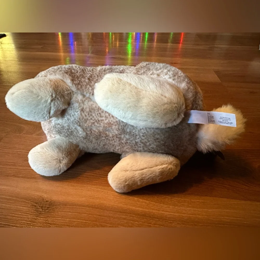 Cuddly Tan Bunny Plush Toy for Small Pets or kids